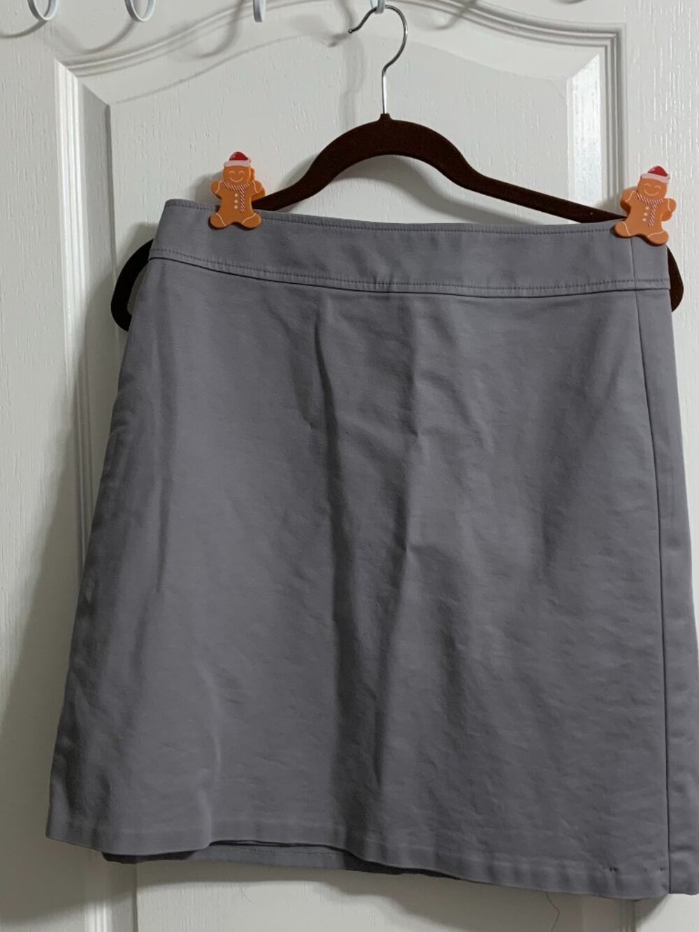 Gray Petite Mini Skirt by Banana Republic